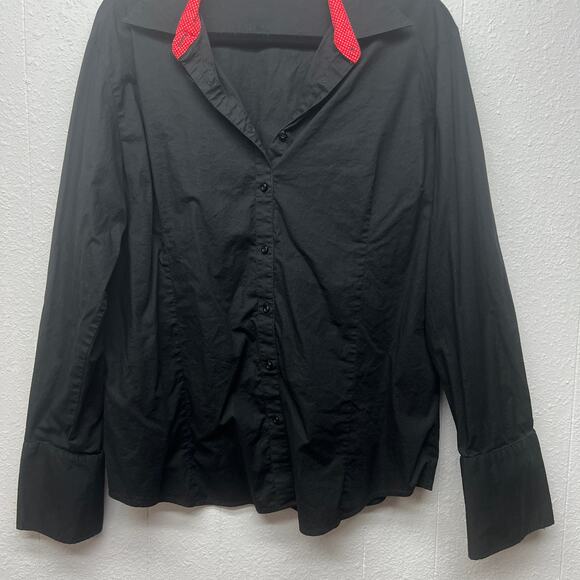 Esabel C. Womens Classic Core Workwear Office Academia Timeless Shirt Size XXL - Picture 4 of 9